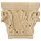 Ekena Millwork 6 1/2"W x 4 3/8"BW x 2 1/2"D x 5 1/2"H Small Chesterfield Capital, Maple CAP06X02X05CHMA - alternate 4